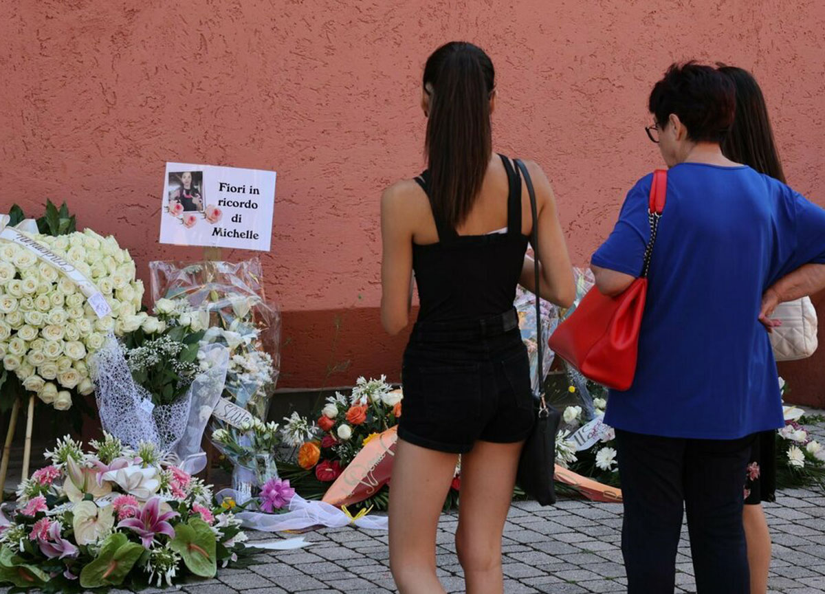 I funerali di Michelle Causo uccisa a Primavalle