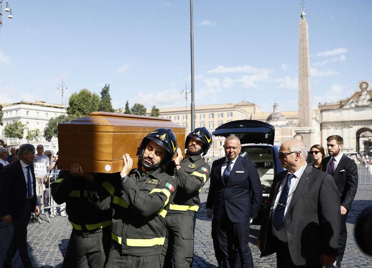 I funerali di Andrea Purgatori I funerali di Andrea Purgatori