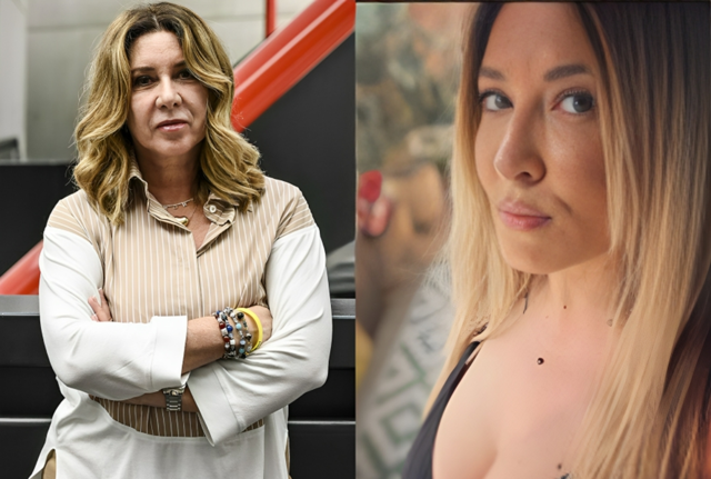 Gaia Tortora e Selvaggia Lucarelli Gaia Tortora e Selvaggia Lucarelli