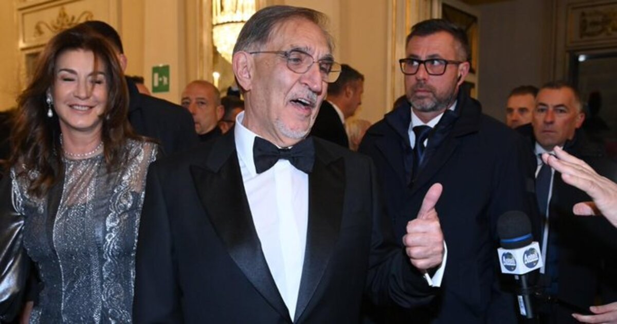 Ignazio La Russa a la Prima della Scala Ignazio La Russa a la Prima della Scala
