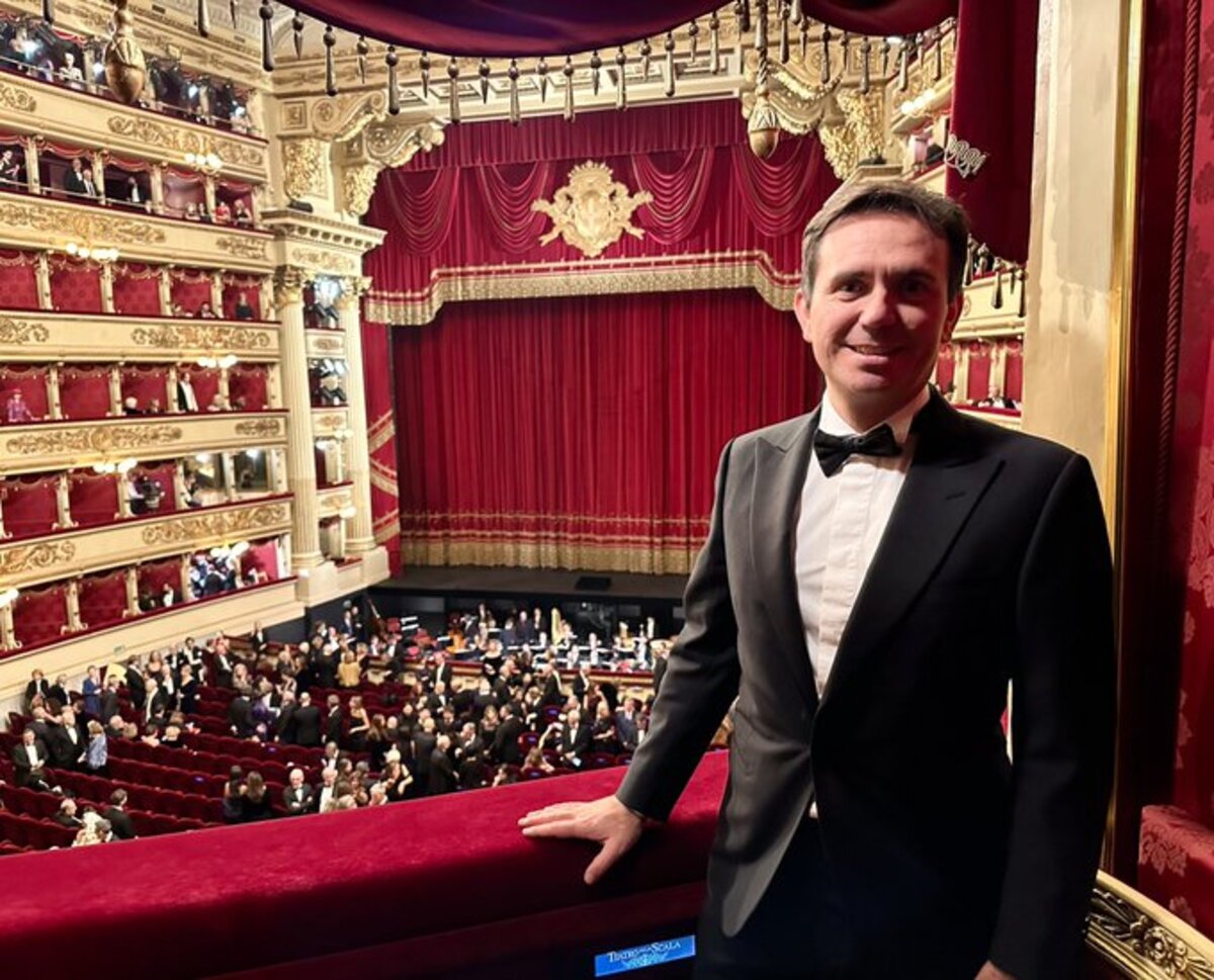 Alessandro Cattaneo a la Prima della Scala Alessandro Cattaneo a la Prima della Scala