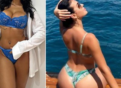 georgina rodriguez Mya Mills sosia