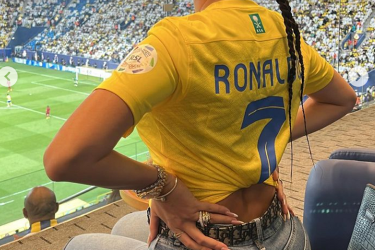 georgina rodriguez lady ronaldo cr7 sexy stadio