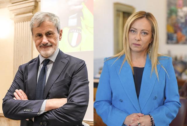 Gianni Alemanno e Giorgia Meloni