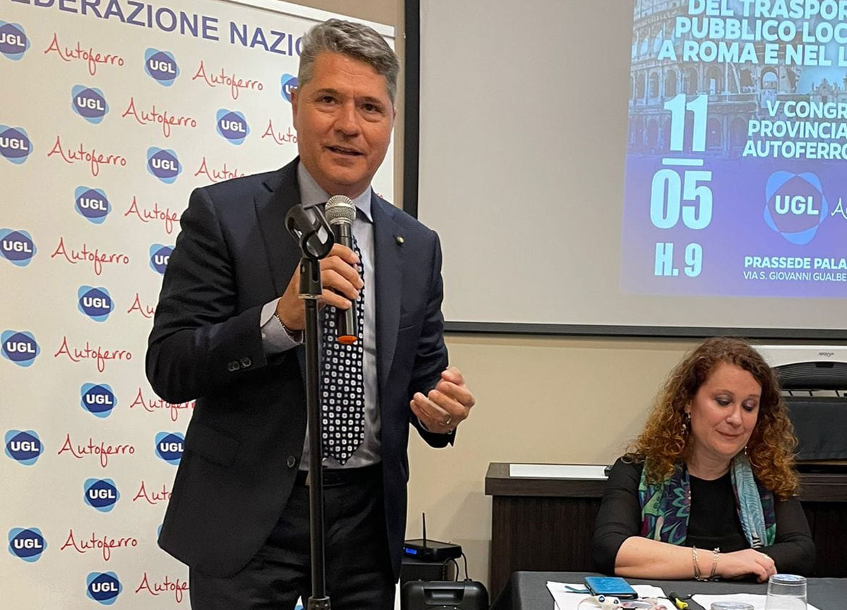 Gildo Rossi segretario Ugl Roma Gildo Rossi segretario Ugl Roma