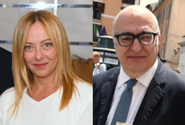 Giorgia Meloni Mario Sechi Giorgia Meloni Mario Sechi
