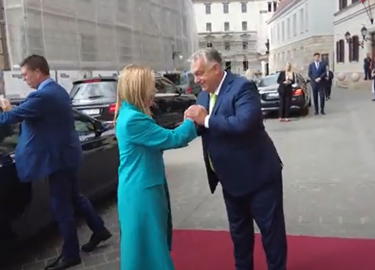 Giorgia Meloni e Viktor Orban Giorgia Meloni e Viktor Orban