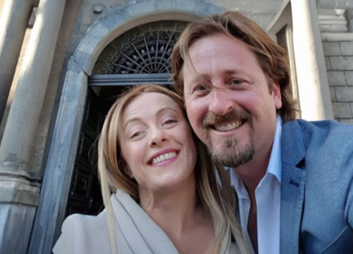 Giorgia Meloni e Manlio Messina