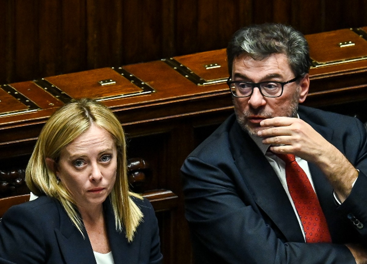 Giorgia Meloni e Giancarlo Giorgetti