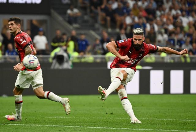 Olivier Giroud (foto Lapresse) Olivier Giroud (foto Lapresse)
