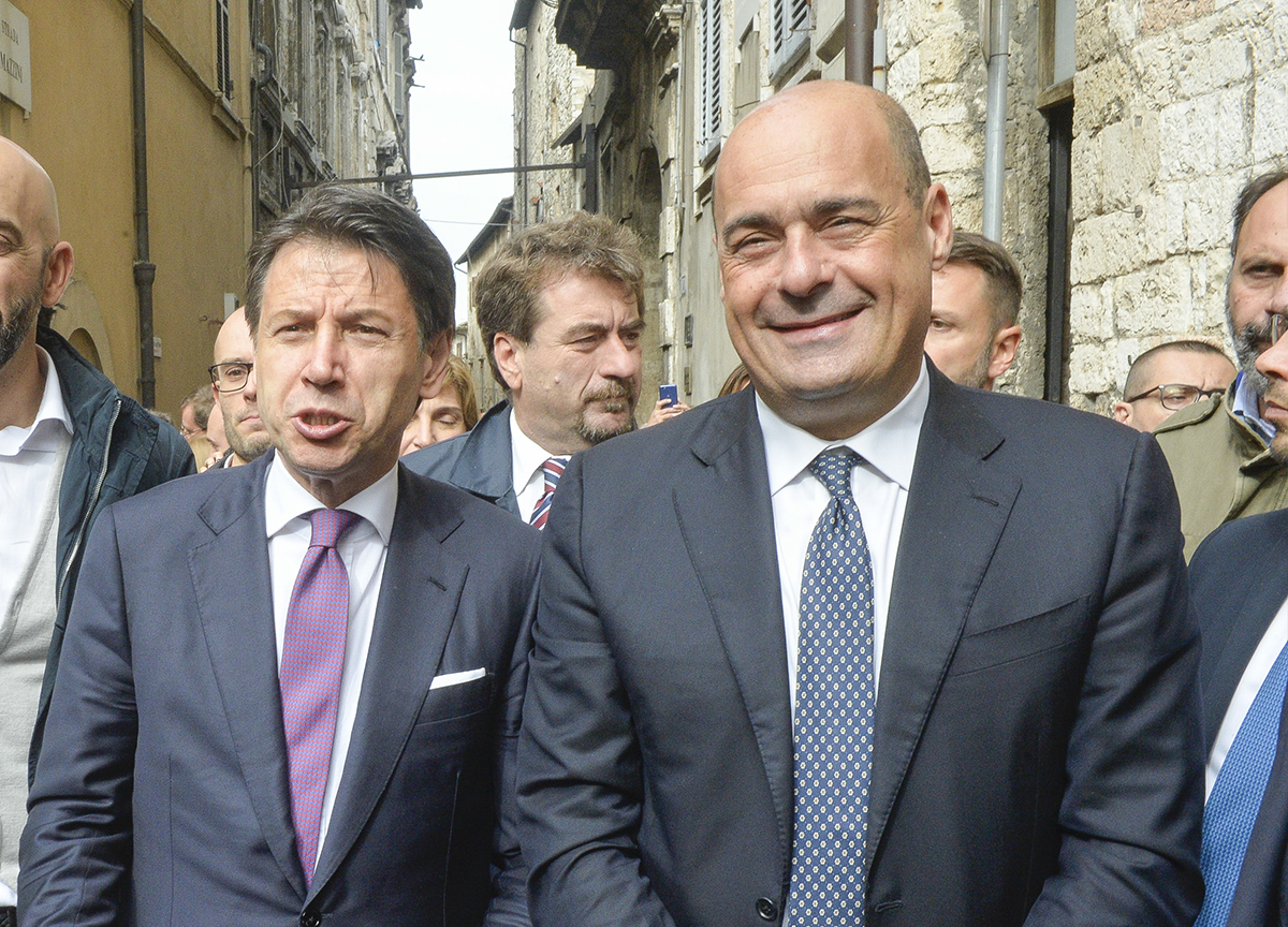 Giuseppe Conte e Nicola Zingaretti