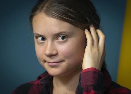 Ucraina: non poteva mancare Greta Thunberg (visibilmente imbolsita e con occhietto alla Psyco)