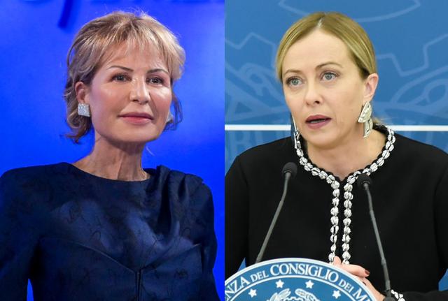 Lilli Gruber Giorgia Meloni Lilli Gruber Giorgia Meloni