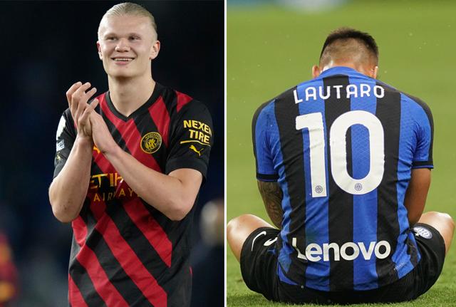 Haaland e Lautaro Martinez protagonisti della finale di Champions Manchester City-Intr (foto Lapresse) Haaland e Lautaro Martinez protagonisti della finale di Champions Manchester City-Intr (foto Lapresse)