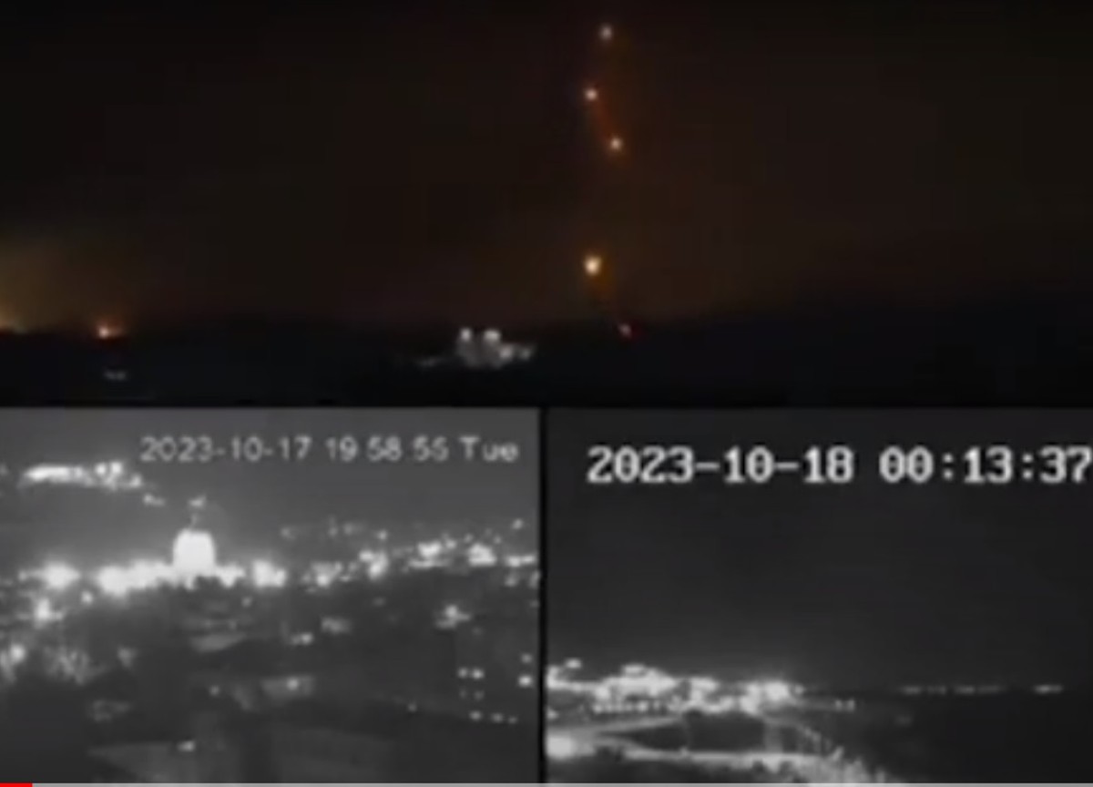 Ospedale Gaza bombardato