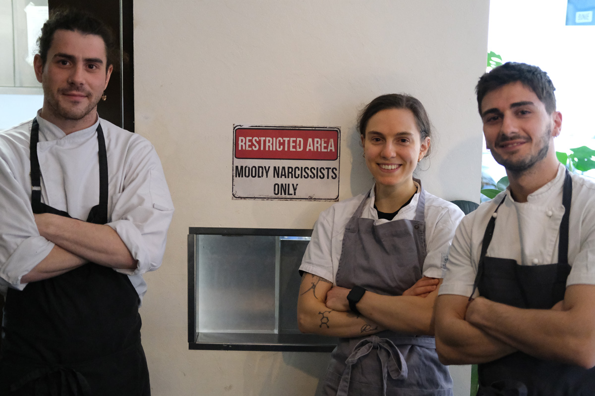 Hygge Chef Nicola Ciongolani, Pastry Chef Silvia Radaelli, Sous Chef Daniele Gamarro