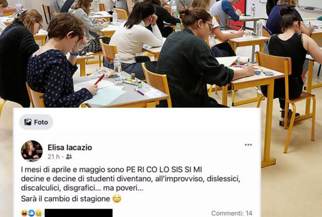 "In primavera tutti dislessici...": bufera sul post della preside nel Milanese "In primavera tutti dislessici...": bufera sul post della preside nel Milanese