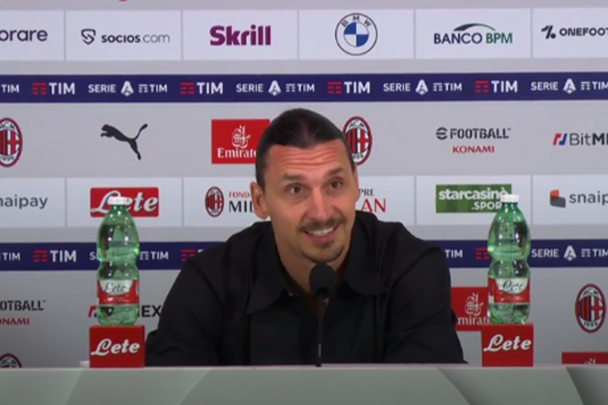 ibrahimovic milan soccer farewell conference