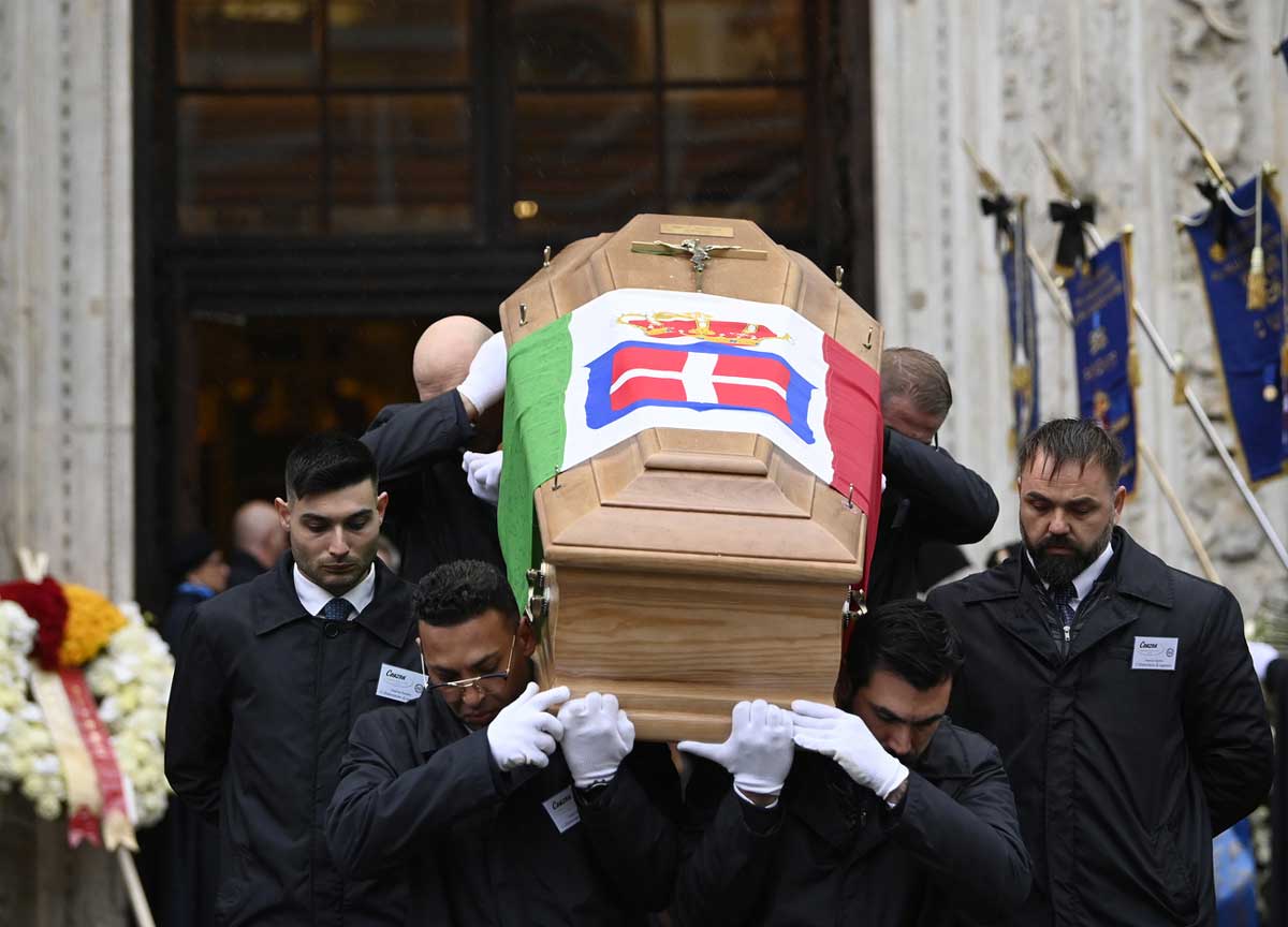 Il feretro di Vittorio Emanuele Il feretro di Vittorio Emanuele