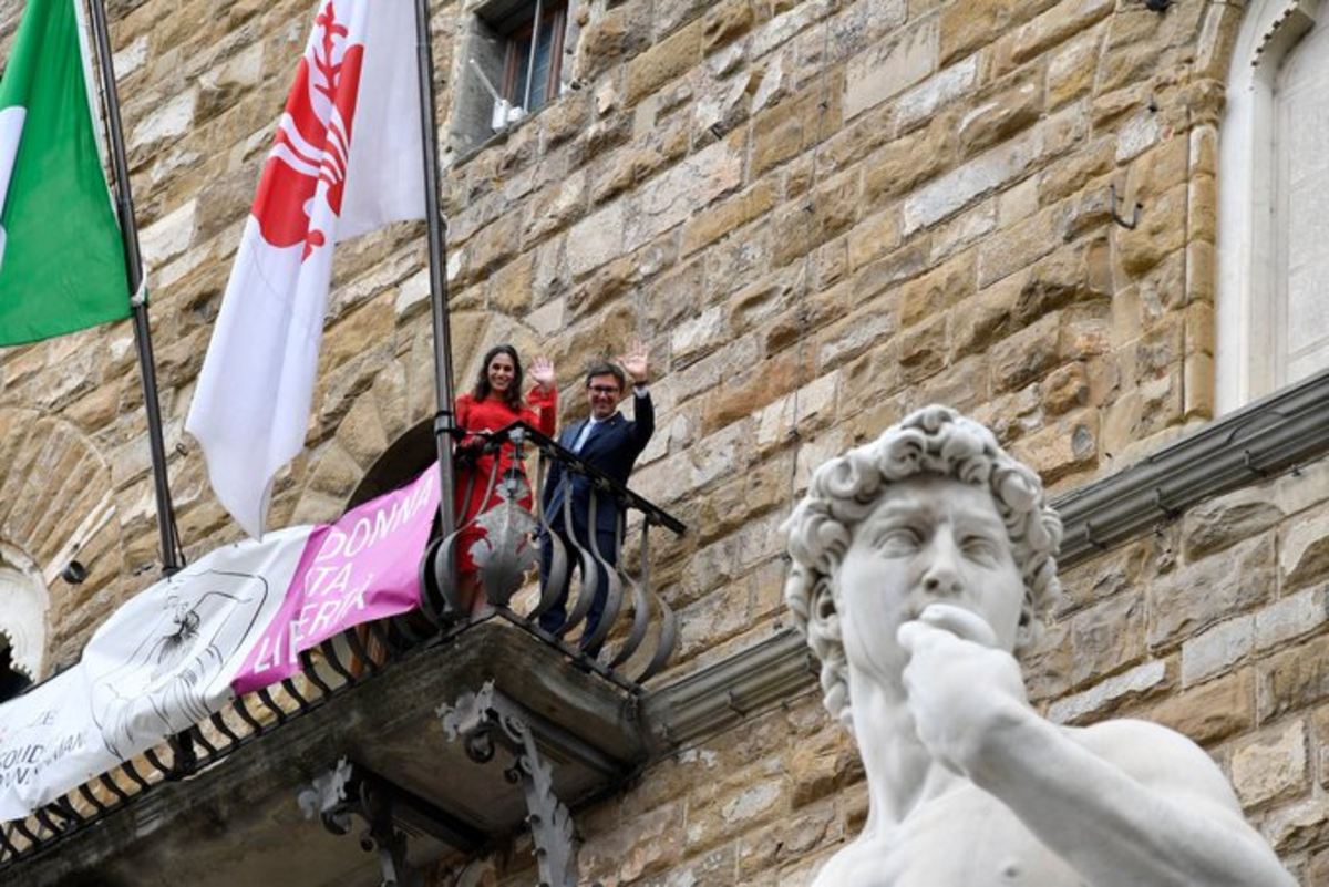 Dario Nardella e Hope Carrasquilla