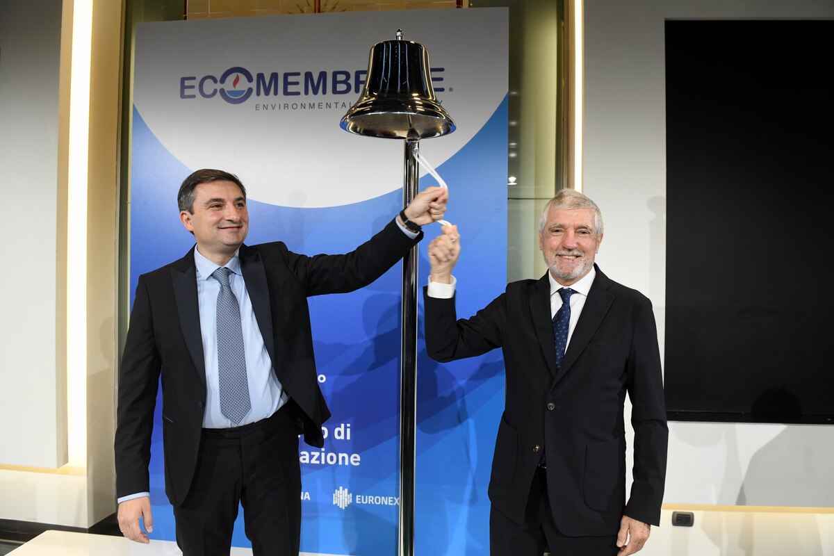 LORENZO SPEDINI CEO ECOMEMBRANE SPA LUIGI SPEDINI FONDATORE ECOMEMBRANE LORENZO SPEDINI CEO ECOMEMBRANE SPA LUIGI SPEDINI FONDATORE ECOMEMBRANE