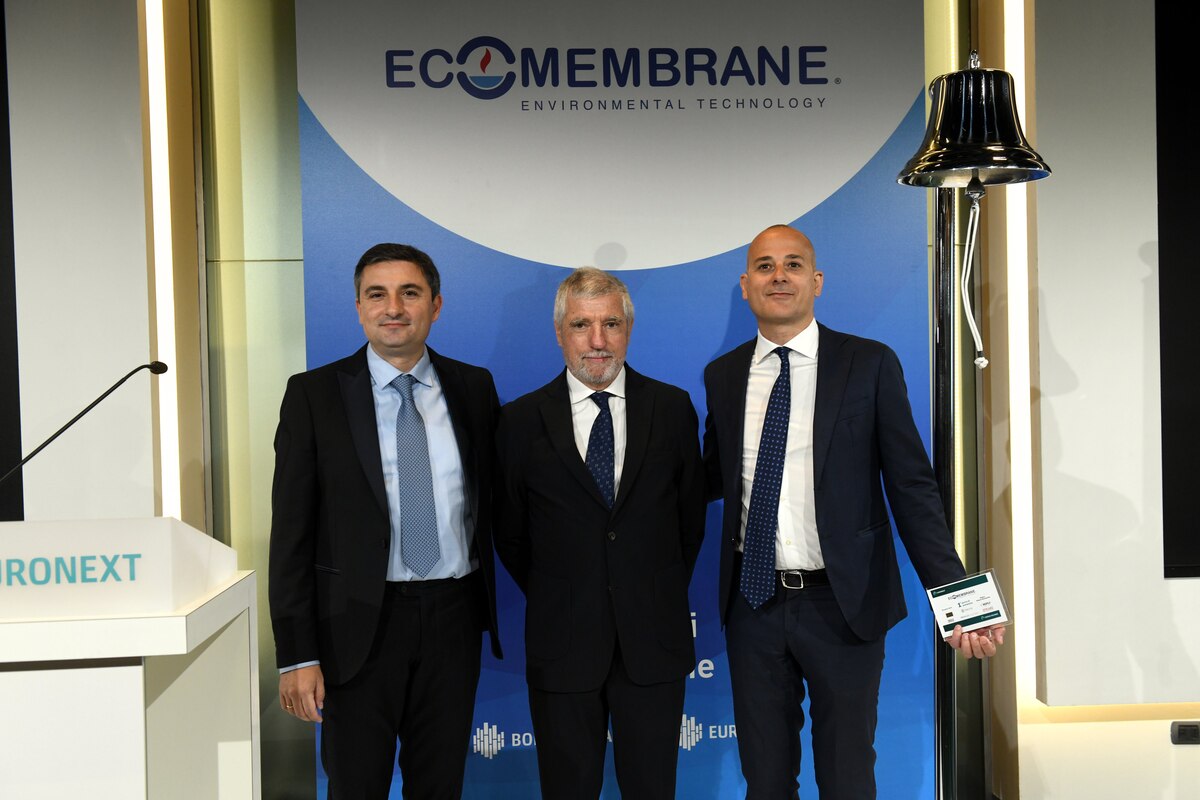 LORENZO SPEDINI CEO ECOMEMBRANE SPA LUIGI SPEDINI FONDATORE ECOMEMBRANE PAOLO GIARDINO CFO ECOMEMBRANE SPA LORENZO SPEDINI CEO ECOMEMBRANE SPA LUIGI SPEDINI FONDATORE ECOMEMBRANE PAOLO GIARDINO CFO ECOMEMBRANE SPA