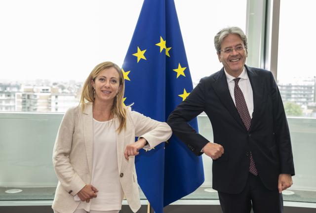 Meloni e Gentiloni