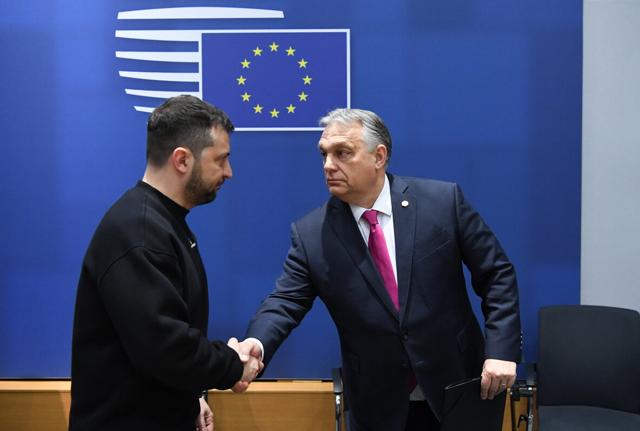 VIKTOR ORBAN e VLADIMIR ZELENSKY VIKTOR ORBAN e VLADIMIR ZELENSKY