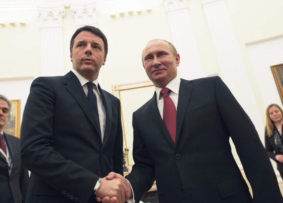 Renzi e Putin Renzi e Putin