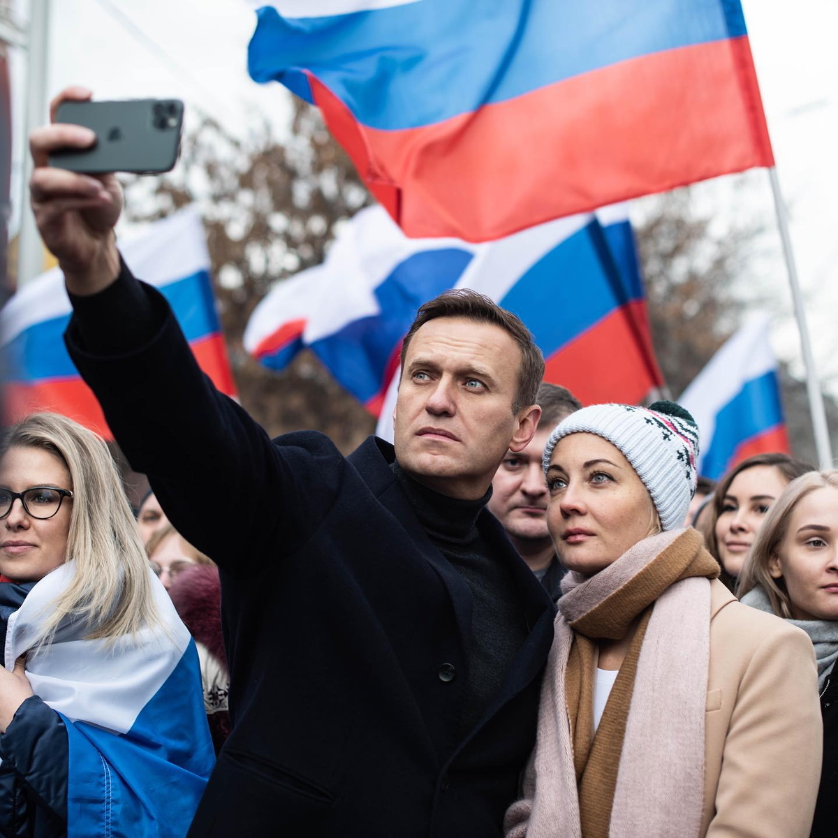 ALEXEI NAVALNY CON LA MOGLIE YULIA NAVALNAYA ALEXEI NAVALNY CON LA MOGLIE YULIA NAVALNAYA