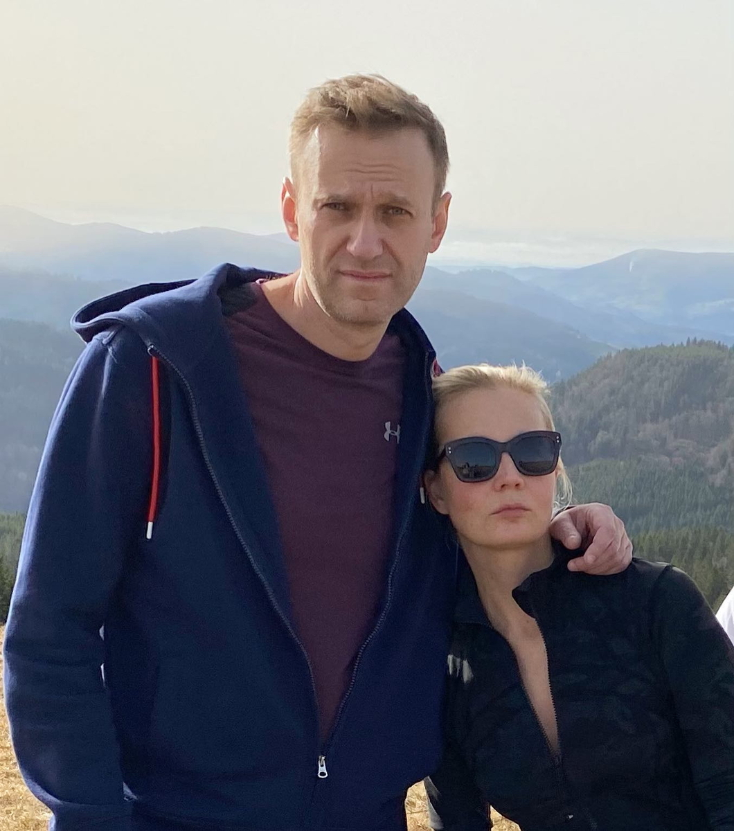 ALEXEI NAVALNY CON LA MOGLIE YULIA NAVALNAYA ALEXEI NAVALNY CON LA MOGLIE YULIA NAVALNAYA
