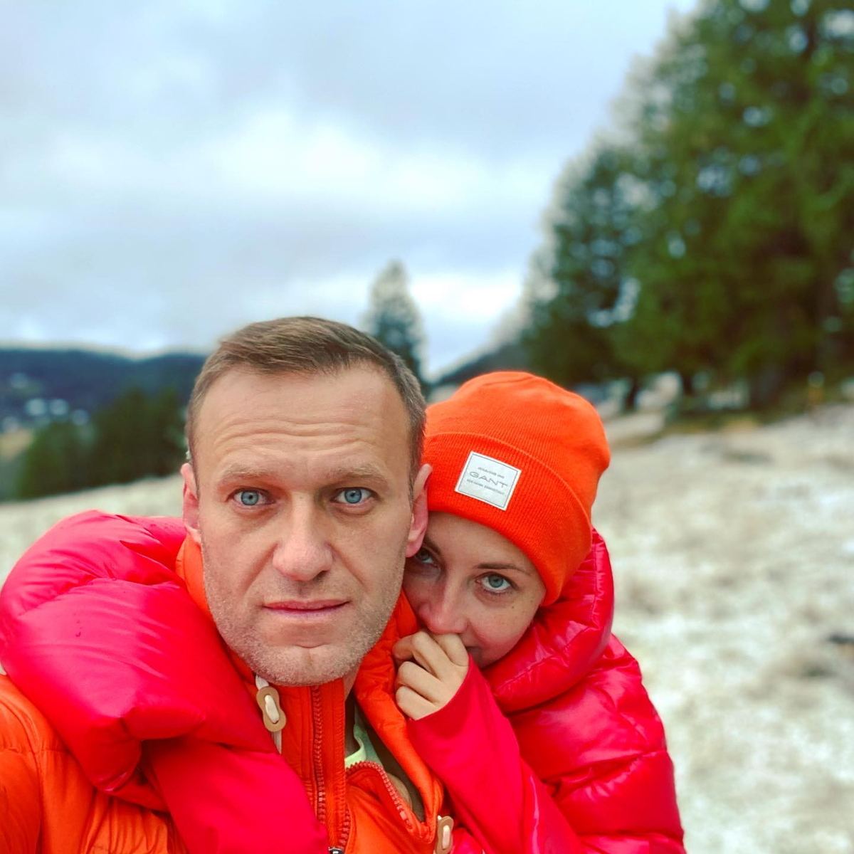 ALEXEI NAVALNY CON LA MOGLIE YULIA NAVALNAYA ALEXEI NAVALNY CON LA MOGLIE YULIA NAVALNAYA