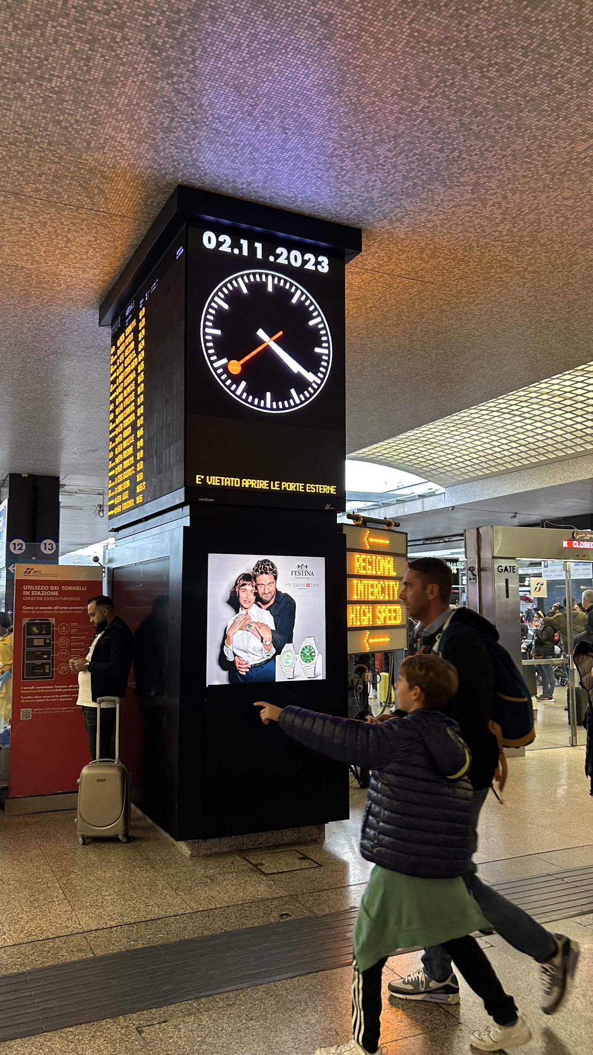 Festina è il nuovo Time Sponsor di Roma Termini Festina è il nuovo Time Sponsor di Roma Termini