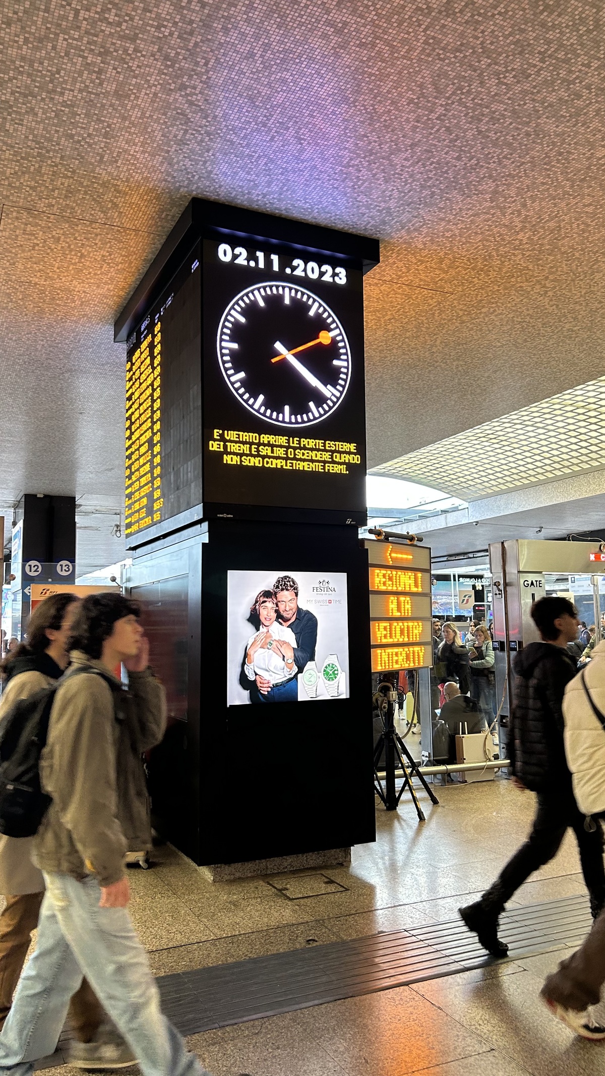 Festina è il nuovo Time Sponsor di Roma Termini Festina è il nuovo Time Sponsor di Roma Termini