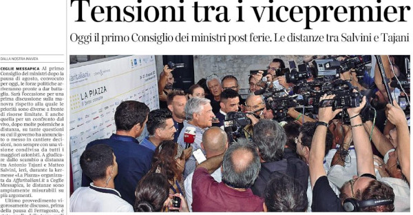 la piazza sul corriere