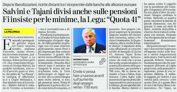 la piazza su la stampa