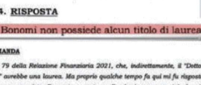 carlo bonomi senza laurea