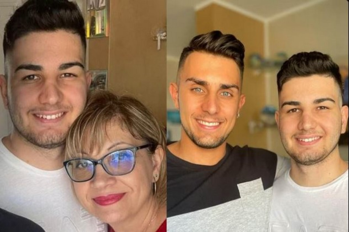 Alex Pompa, la mamma e il fratello Alex Pompa, la mamma e il fratello