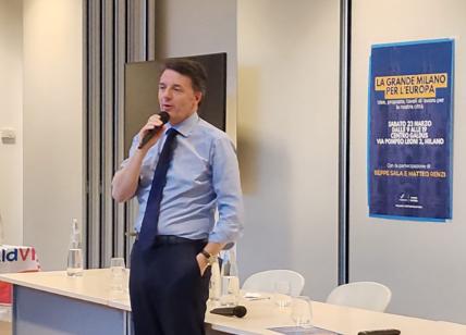 Renzi a Milano: "In Lombardia si gioca gran parte della sfida"