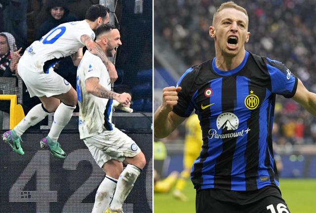 Arnautovic festeggi il gol contro il Genoa, Frattesi la rete della vittoria sul Verona (foto Lapresse) Arnautovic festeggi il gol contro il Genoa, Frattesi la rete della vittoria sul Verona (foto Lapresse)