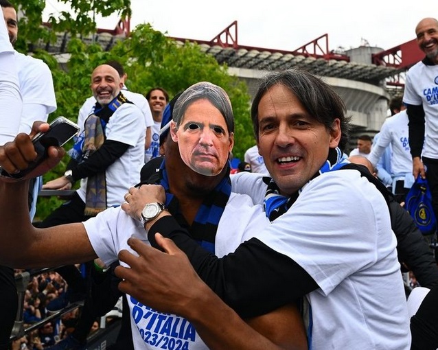 La festa scudetto dell'Inter La festa scudetto dell'Inter