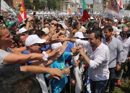 Matteo Salvini a Pontida