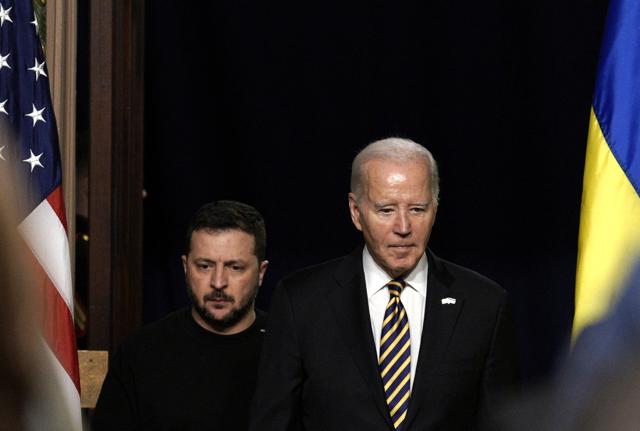 Joe Biden e Vladimir Zelensky Joe Biden e Vladimir Zelensky
