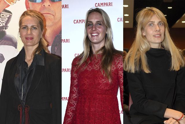 Da sinistra a destra: Isabella, Matilde (moglie di Antonius von Furstenberg) e Lavinia Borromeo Arese (moglie di John Elkann) Da sinistra a destra: Isabella, Matilde (moglie di Antonius von Furstenberg) e Lavinia Borromeo Arese (moglie di John Elkann)