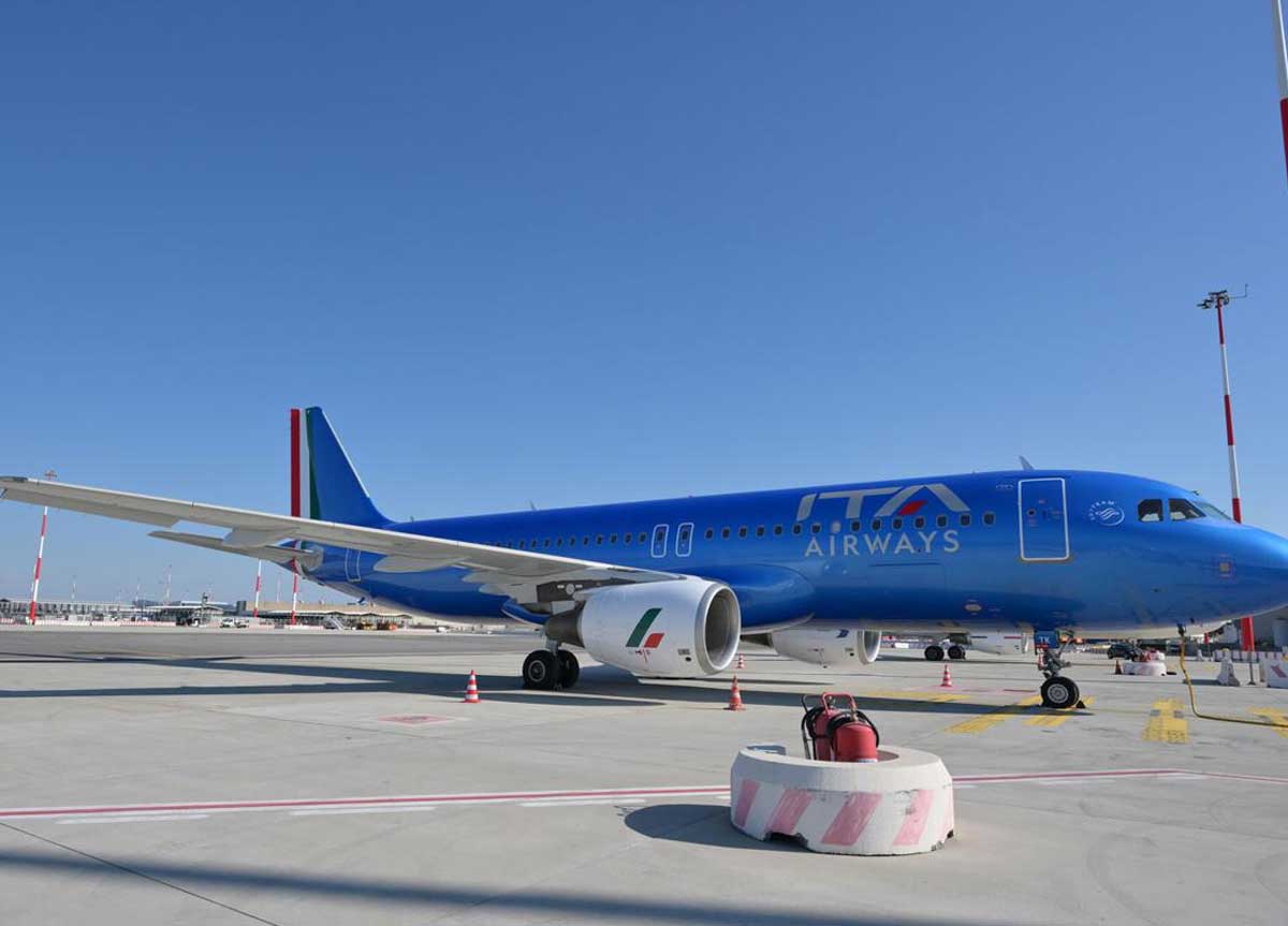 Un aereo della flotta ITA Un aereo della flotta ITA
