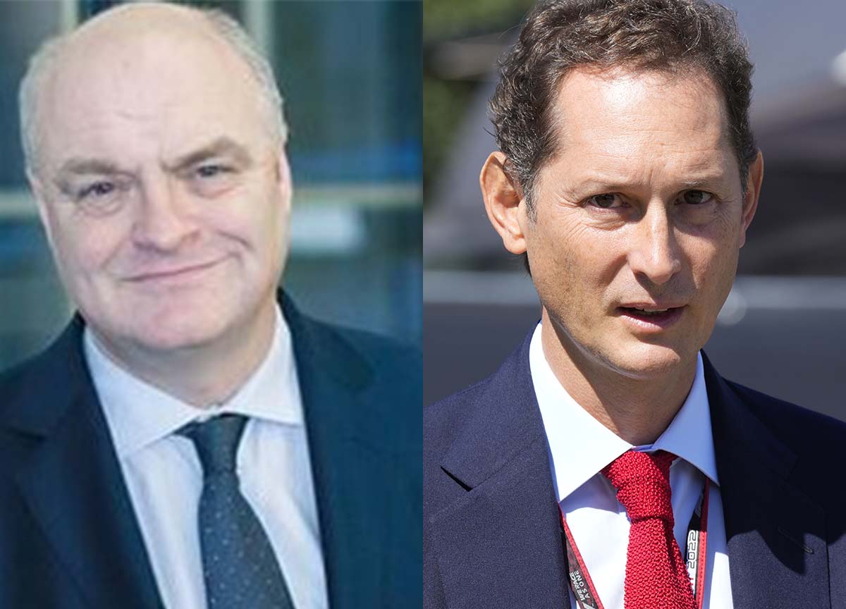 James Anderson e John Elkann James Anderson e John Elkann