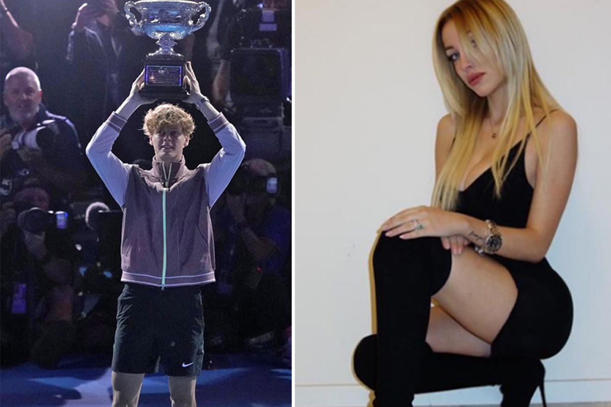 jannik sinner girlfriend maria braccini australian open