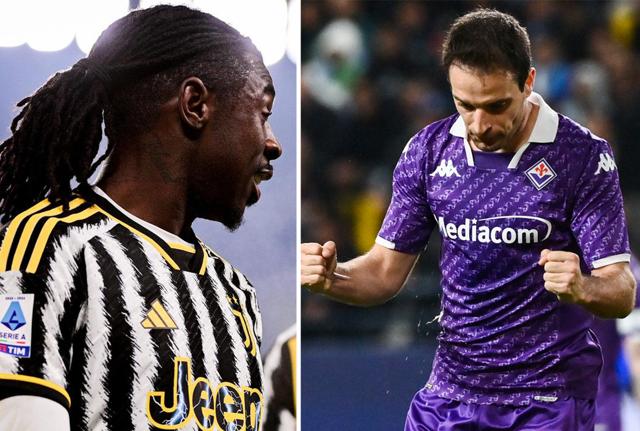 Moise Kean - Giacomo Bonaventura (foto Lapresse) Moise Kean - Giacomo Bonaventura (foto Lapresse)