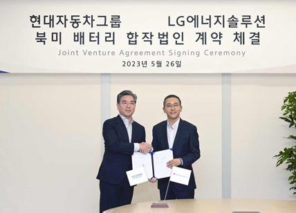 Hyundai Motor Group e LG Energy Solution insieme per produrre batterie