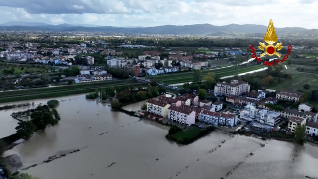 L'alluvione in Toscana